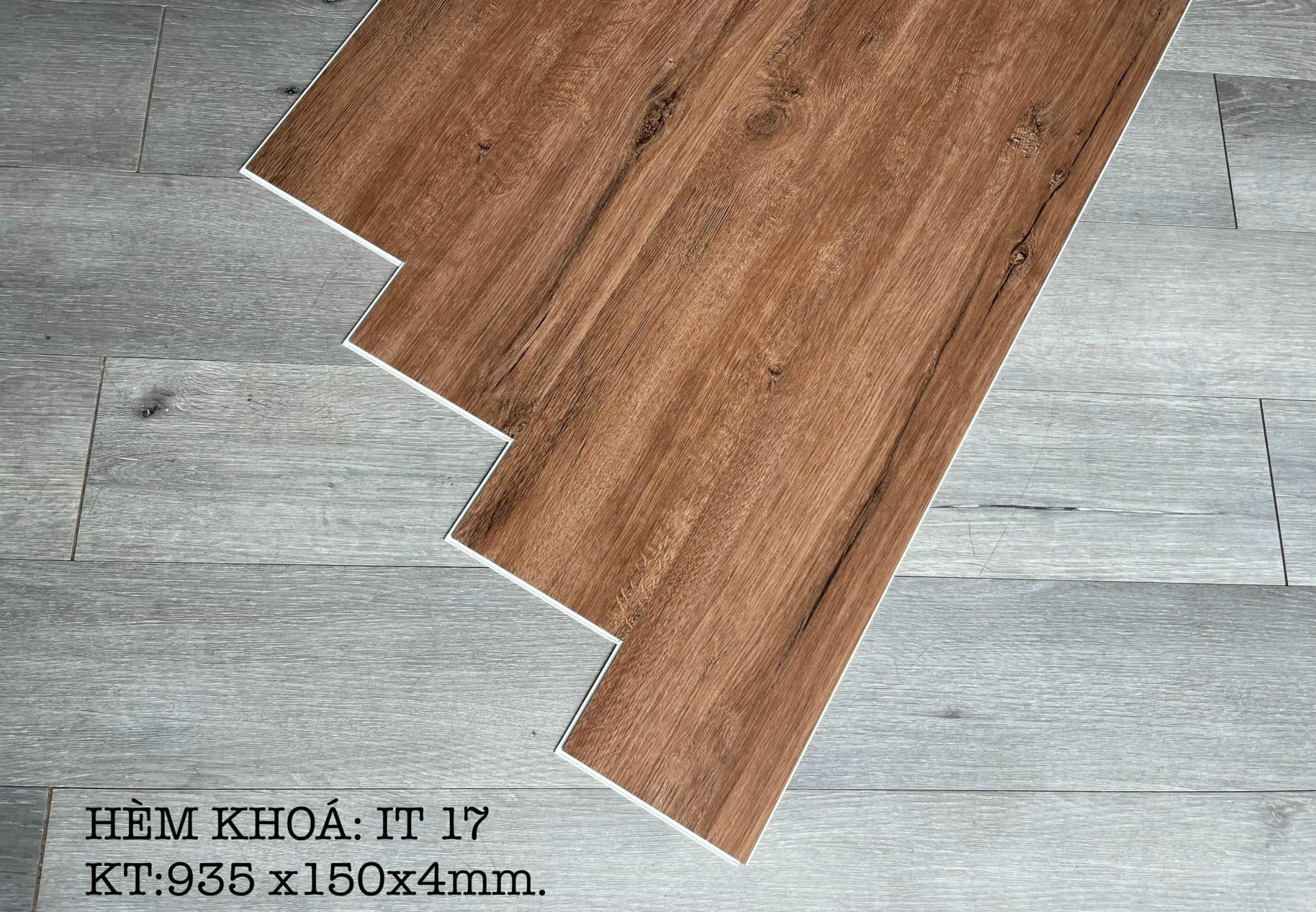 sàn nhựa hèm khóa 4mm
