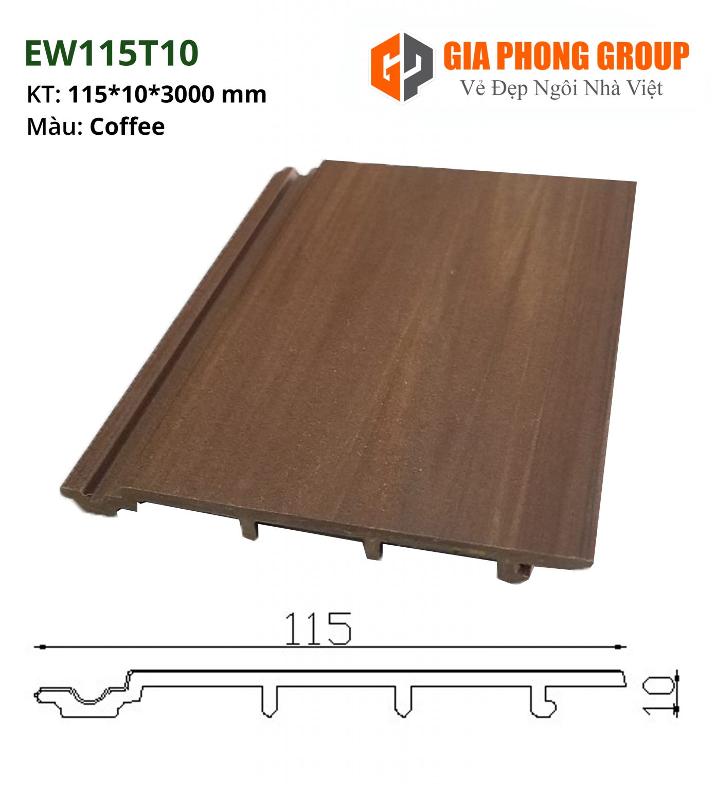 Tấm Ốp Gỗ Nhựa Ngoài Troi