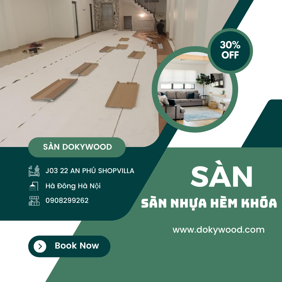 sàn nhựa hèm khóa