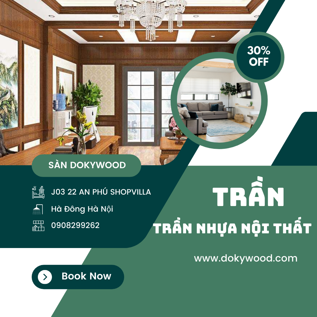 trần nhựa nội thất