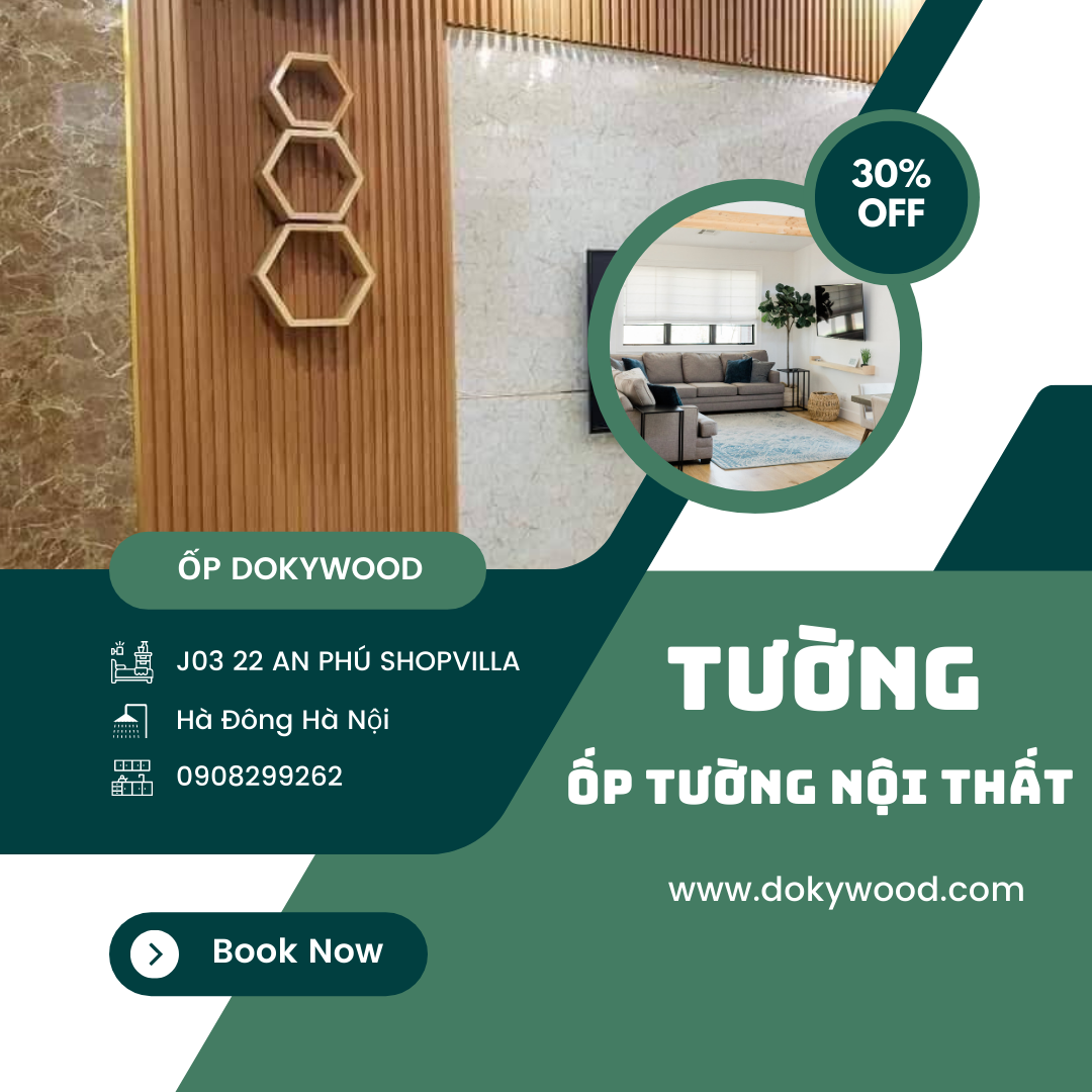 Ôp Tường Gỗ Nhựa