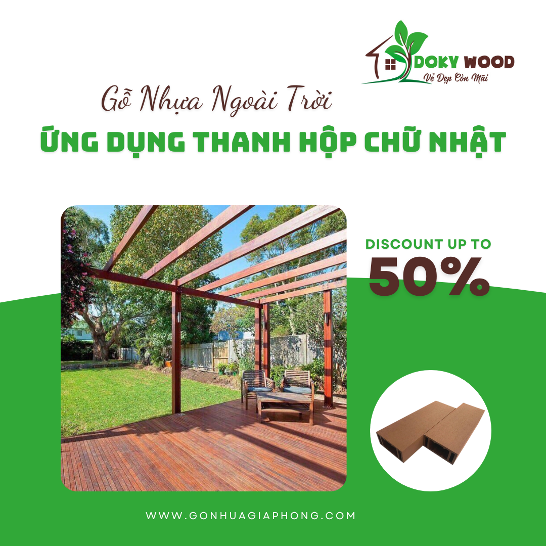 Thanh Hộp Chữ Nhật - Ứng Dụng Làm Giàn Hoa Ngoài Trời