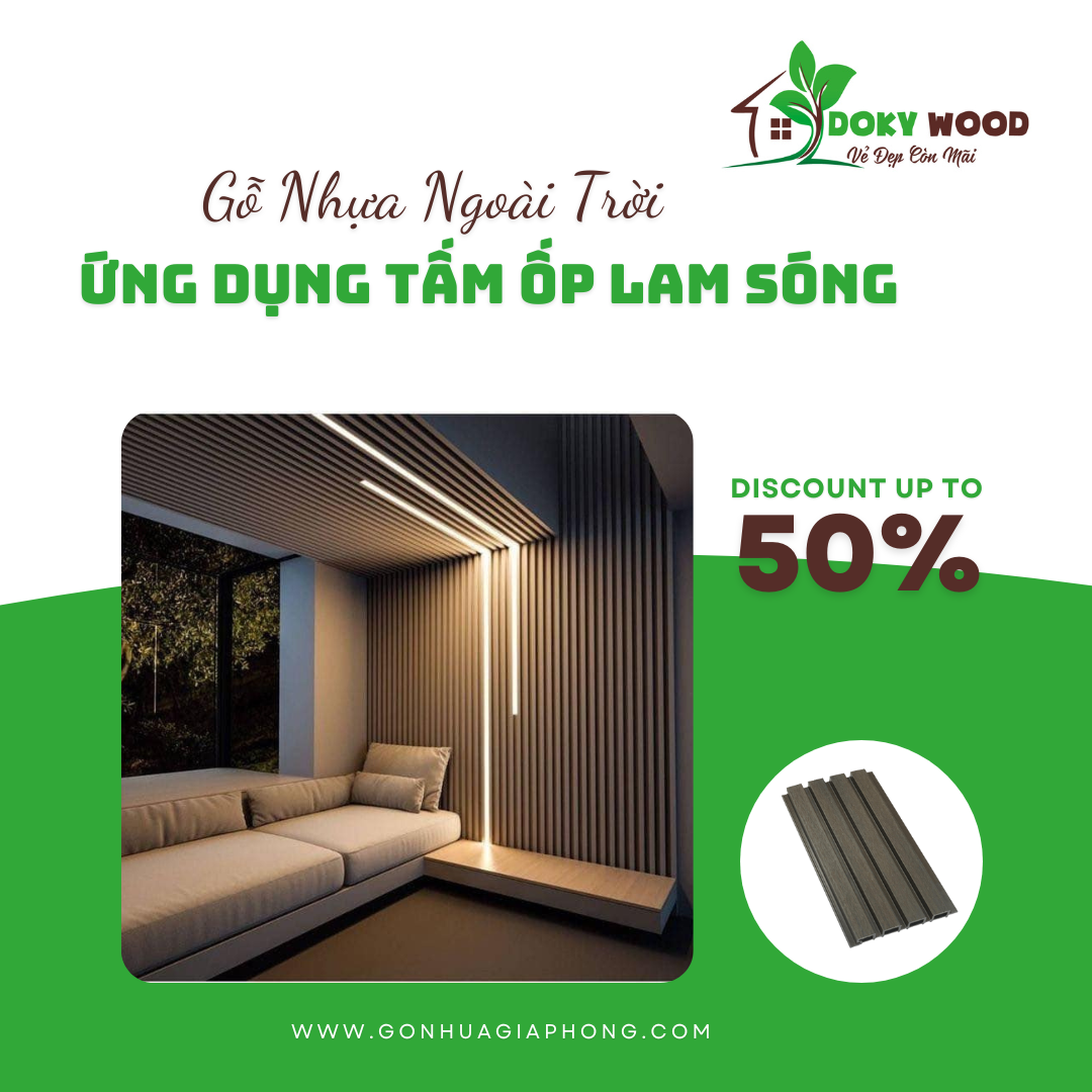 Ứng Dụng Sản Phẩm Tấm Ốp Lam Sóng