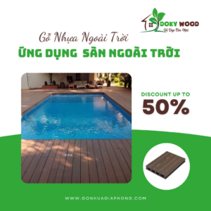 Ứng Dụng Sản Phẩm Sàn Ngoài Trời Gỗ Nhựa Dokywood Mã 59