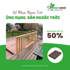 Ứng Dụng Sản Phẩm Sàn Ngoài Trời Gỗ Nhựa Dokywood Mã 62