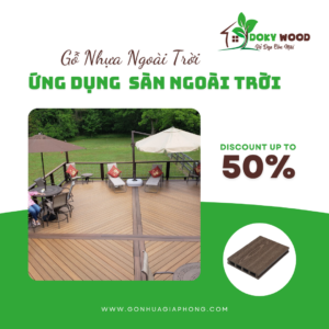 Ứng Dụng Sản Phẩm Sàn Ngoài Trời Gỗ Nhựa Dokywood Mã 64