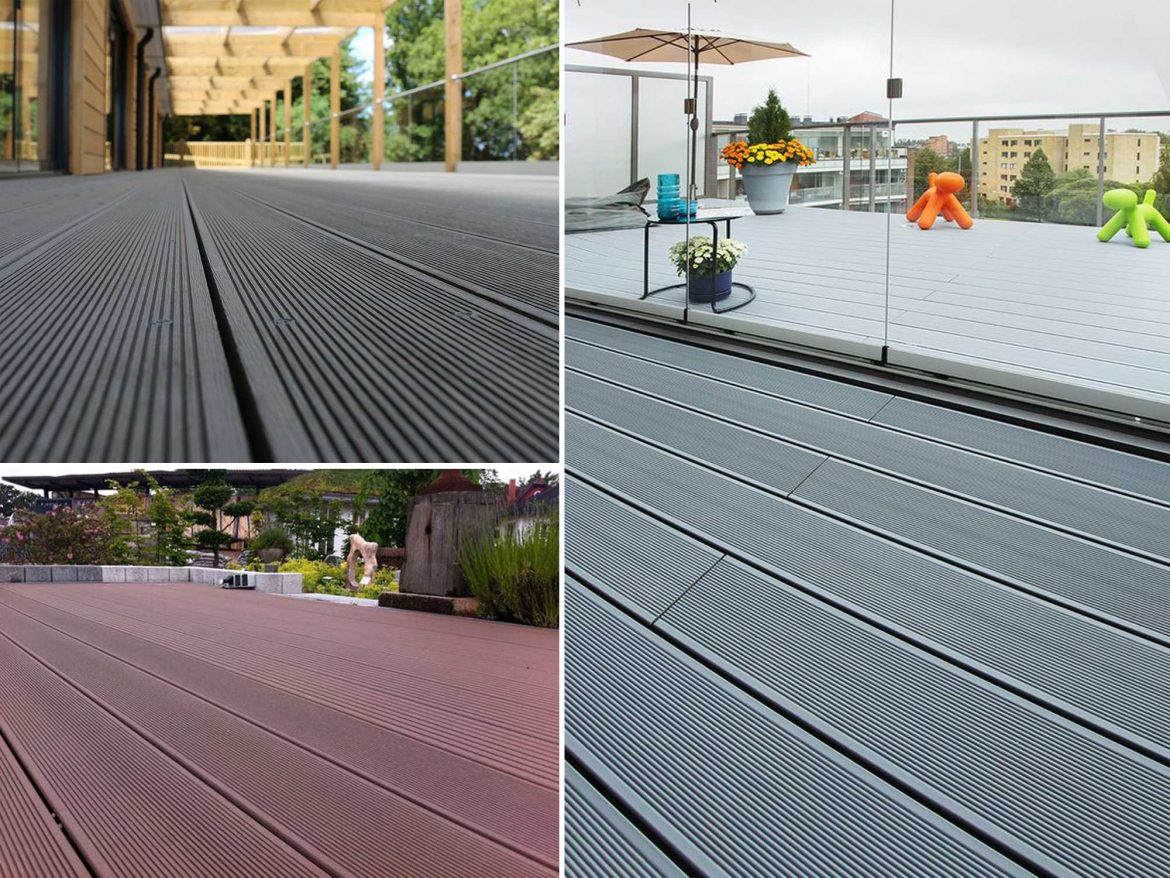 Sàn Gỗ Nhựa Ngoài Trời 