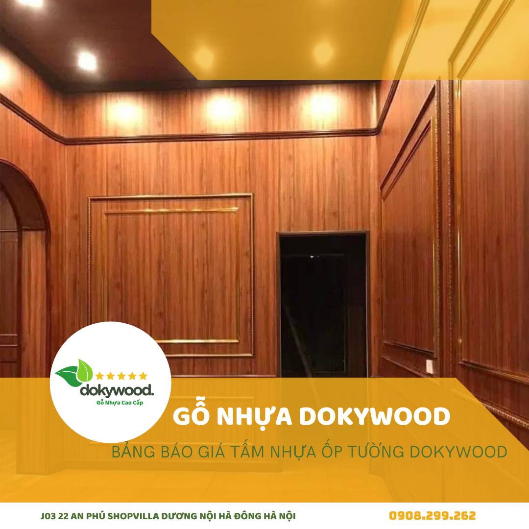 Tấm nhựa ốp tường vân gỗ