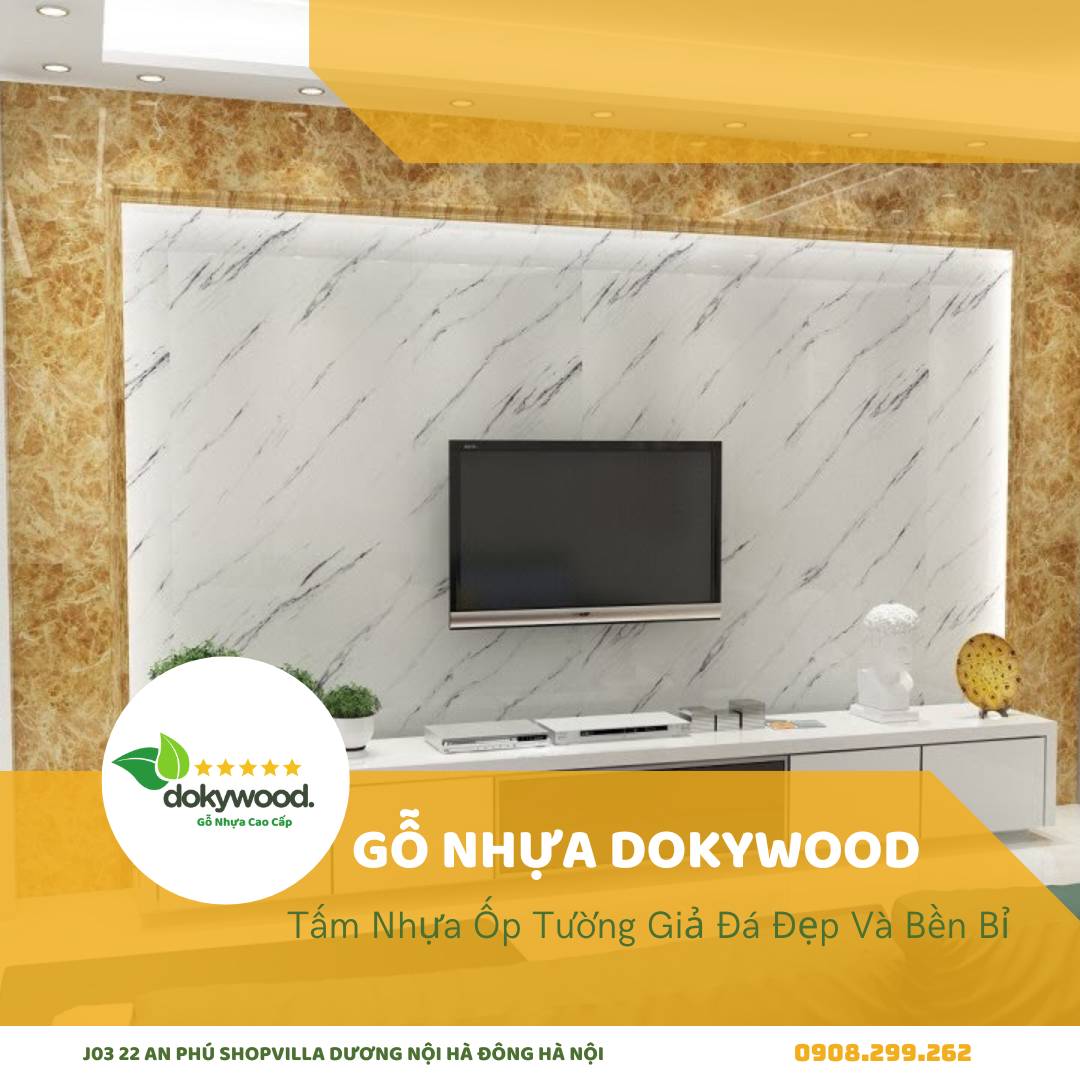 Tấm nhựa ốp tường giả đá mẫu 2