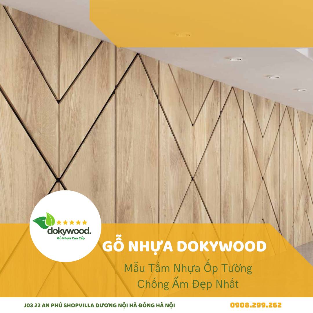 Công trình mẫu tấm ốp nhựa chống ẩm