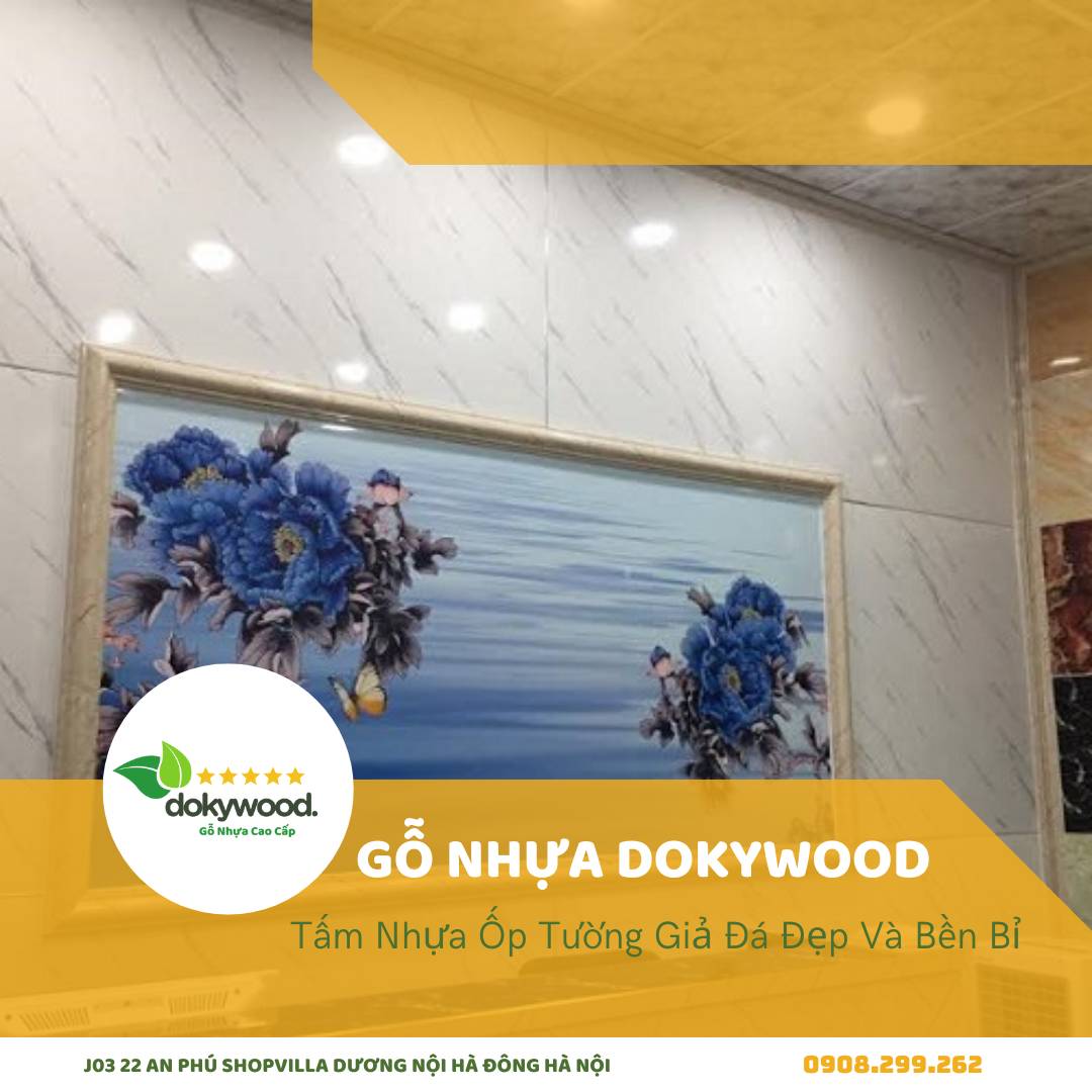 Tấm nhựa ốp tường giả đá mẫu 3