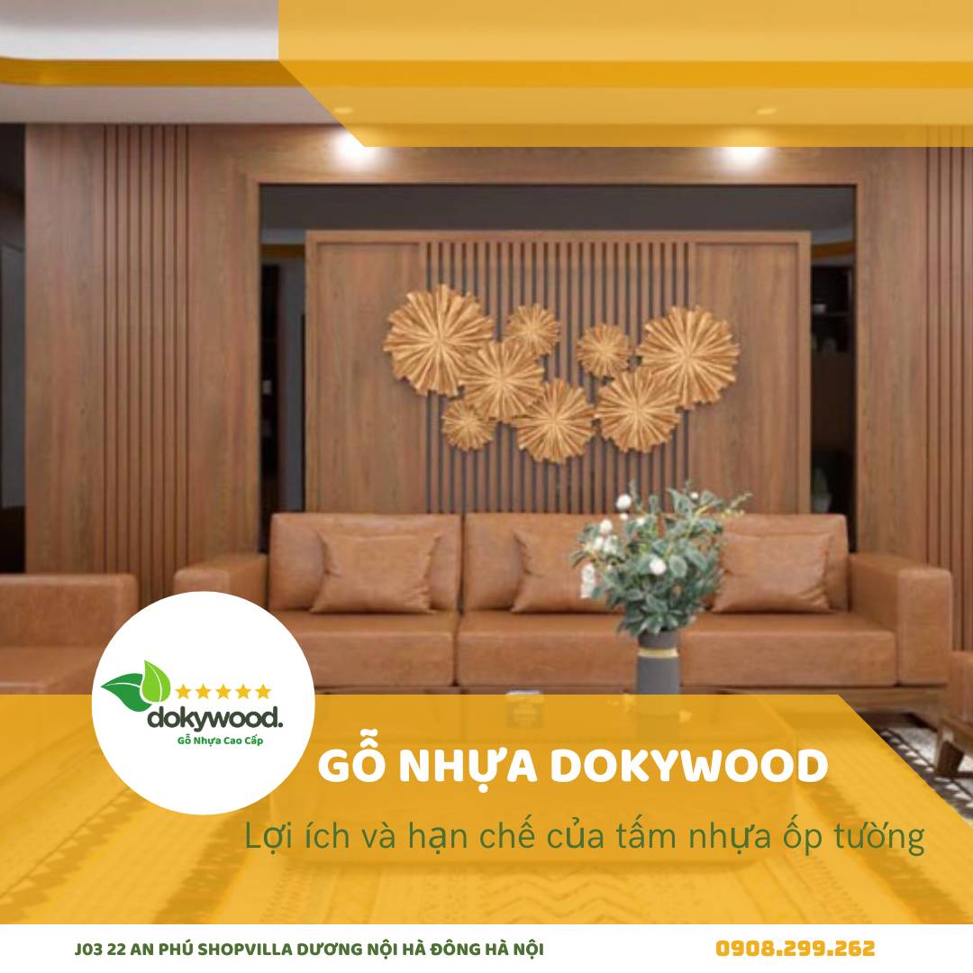 Nội thất được sử dụng tấm ốp gỗ nhựa
