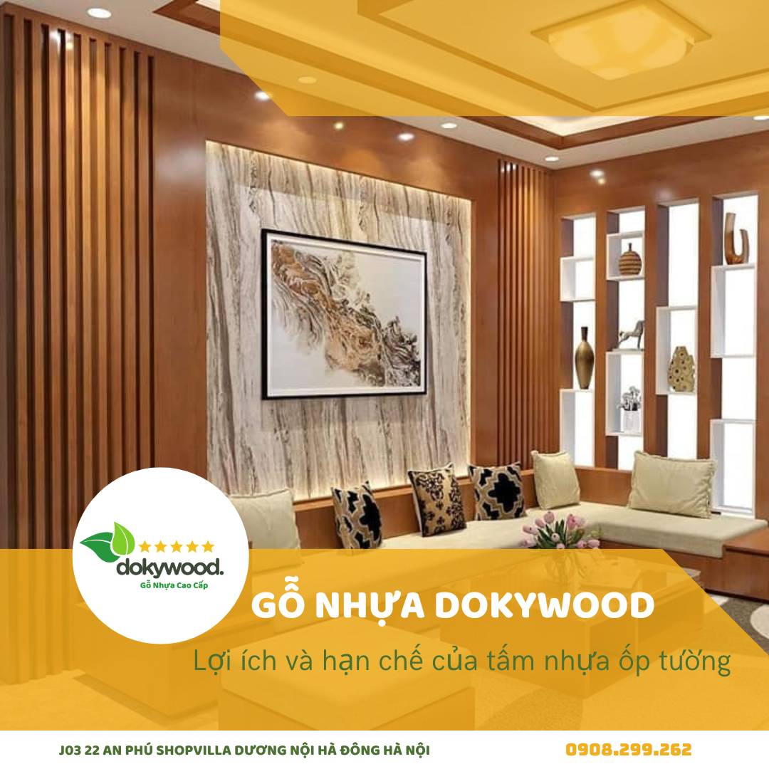 Tấm ốp gỗ nhựa trong nội thất