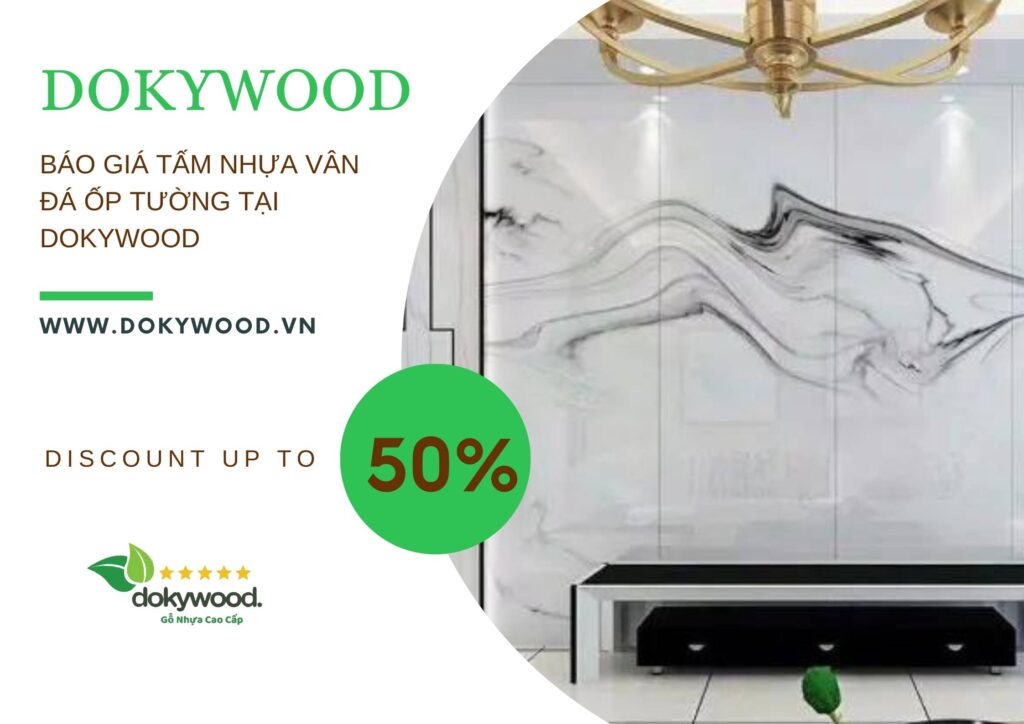 BÁO GIÁ TẤM NHỰA VÂN ĐÁ ỐP TƯỜNG Tại DOKYWOOD