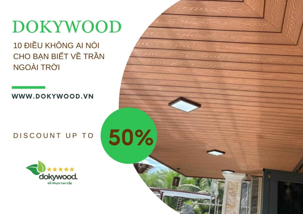 Xu hướng sử dụng tấm trần ngoài trời