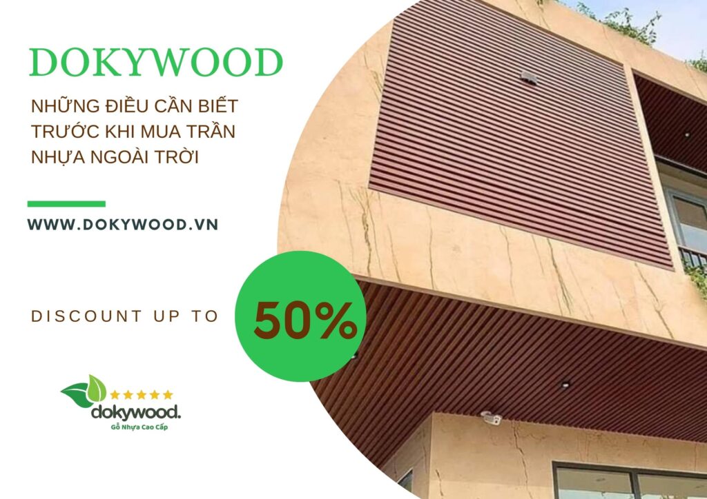 Trần nhựa ngoài trời