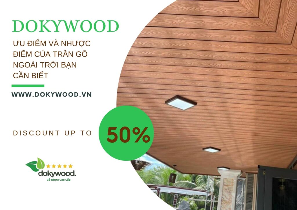 Trần gỗ ngoài trời