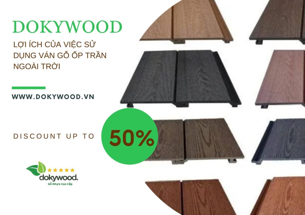 Ván gỗ ốp trần ngoài trời