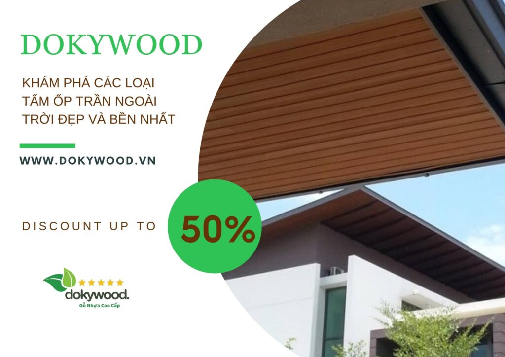 Các loại tấm ốp trần ngoài trời bền đẹp