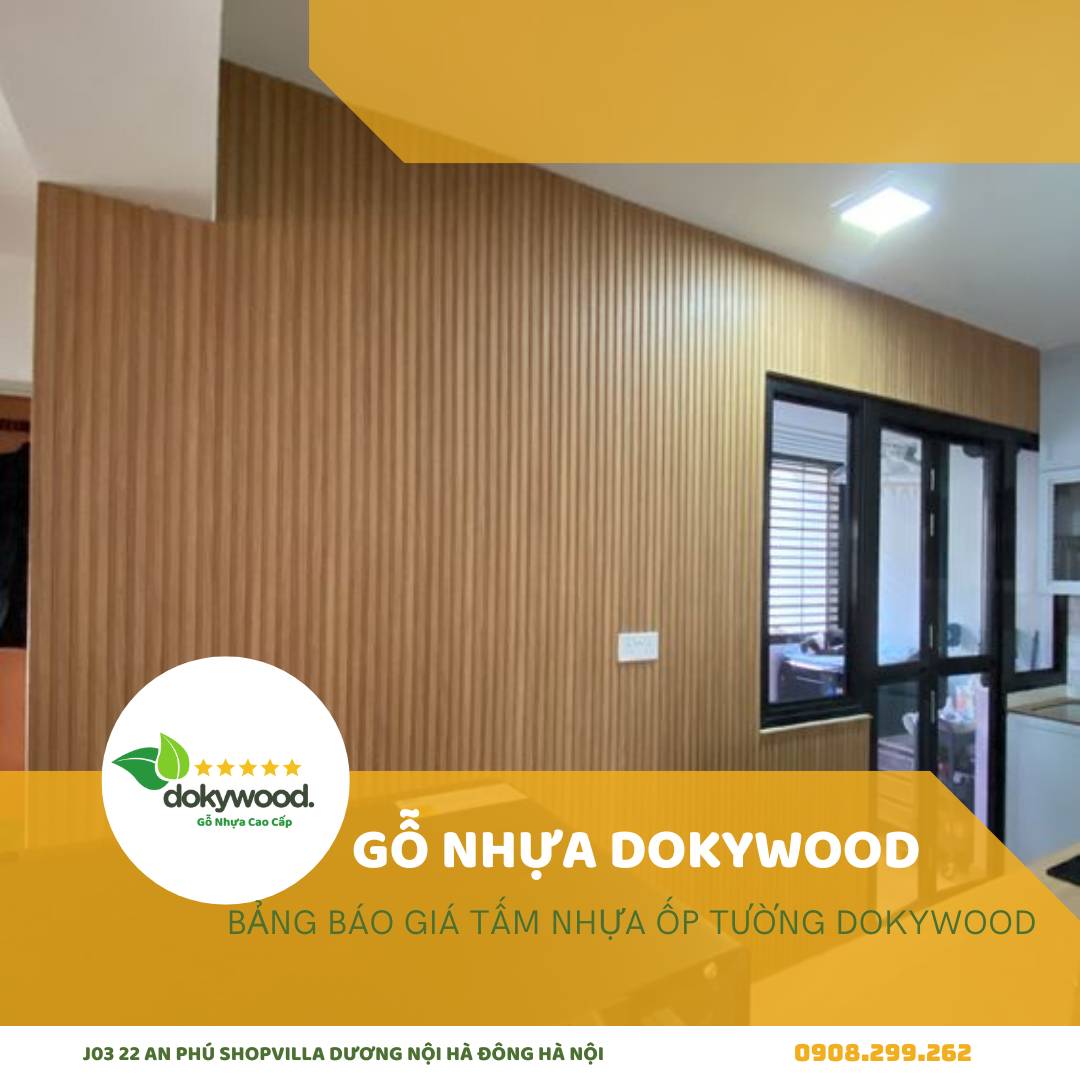 Tấm nhựa ốp tường vân gỗ