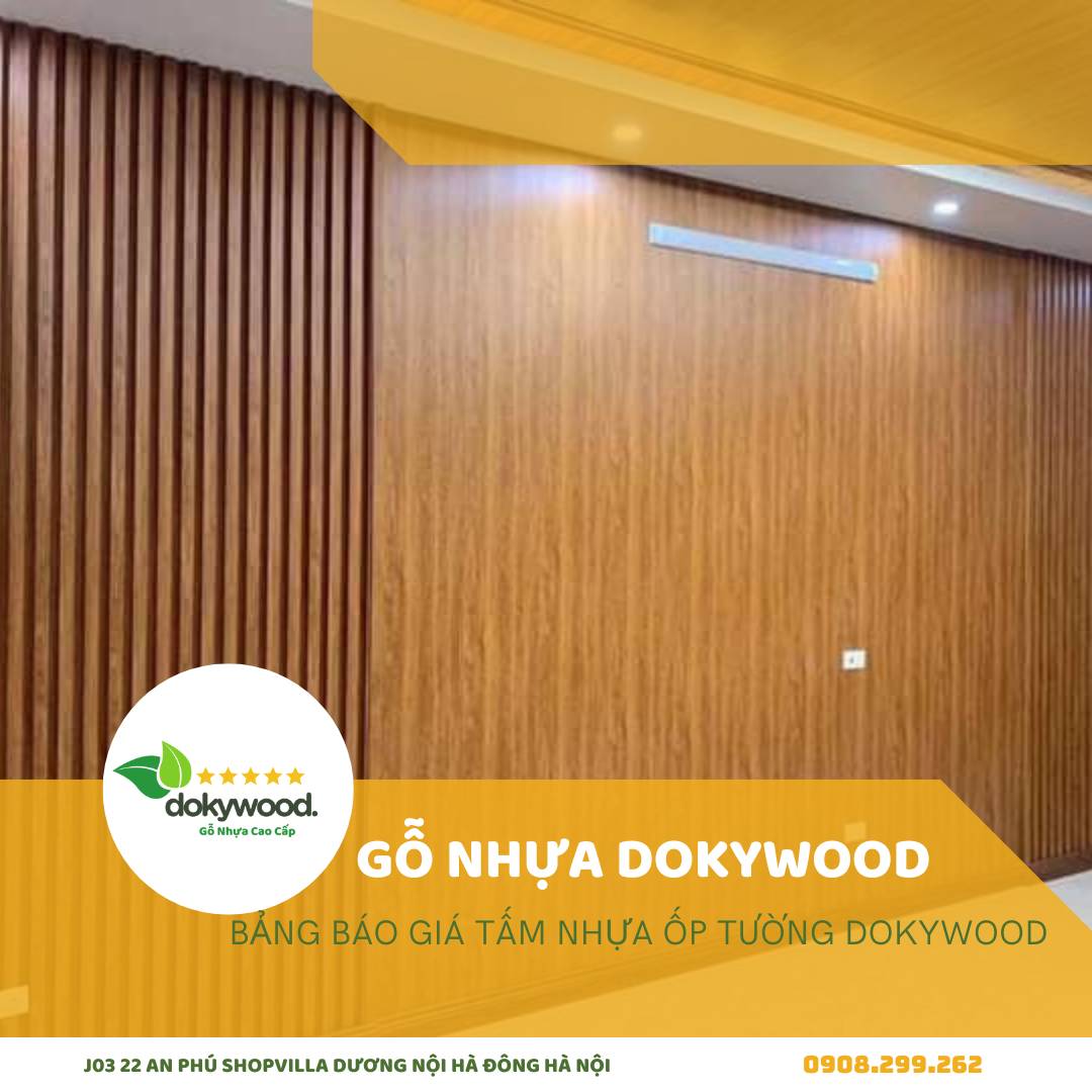 Tấm nhựa ốp tường vân gỗ
