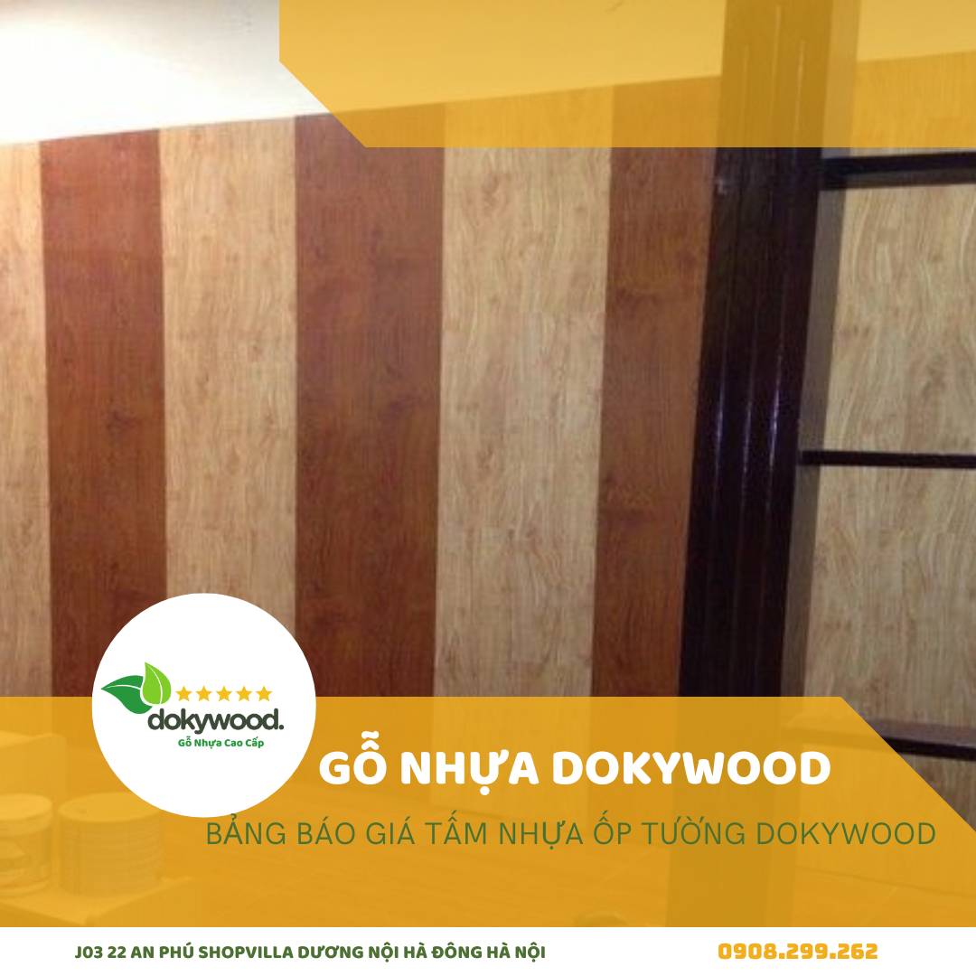 Tấm nhựa ốp tường vân gỗ