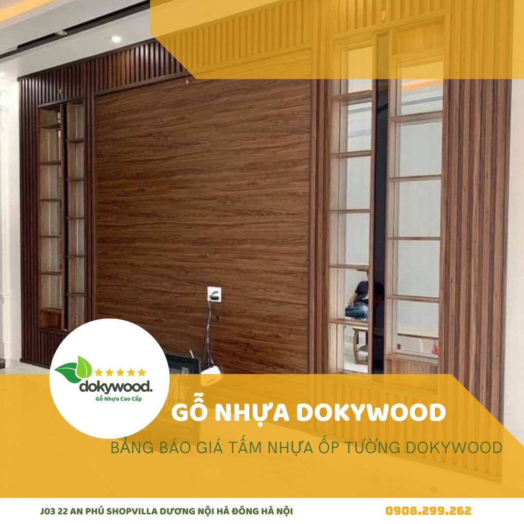 Tấm nhựa ốp tường vân gỗ