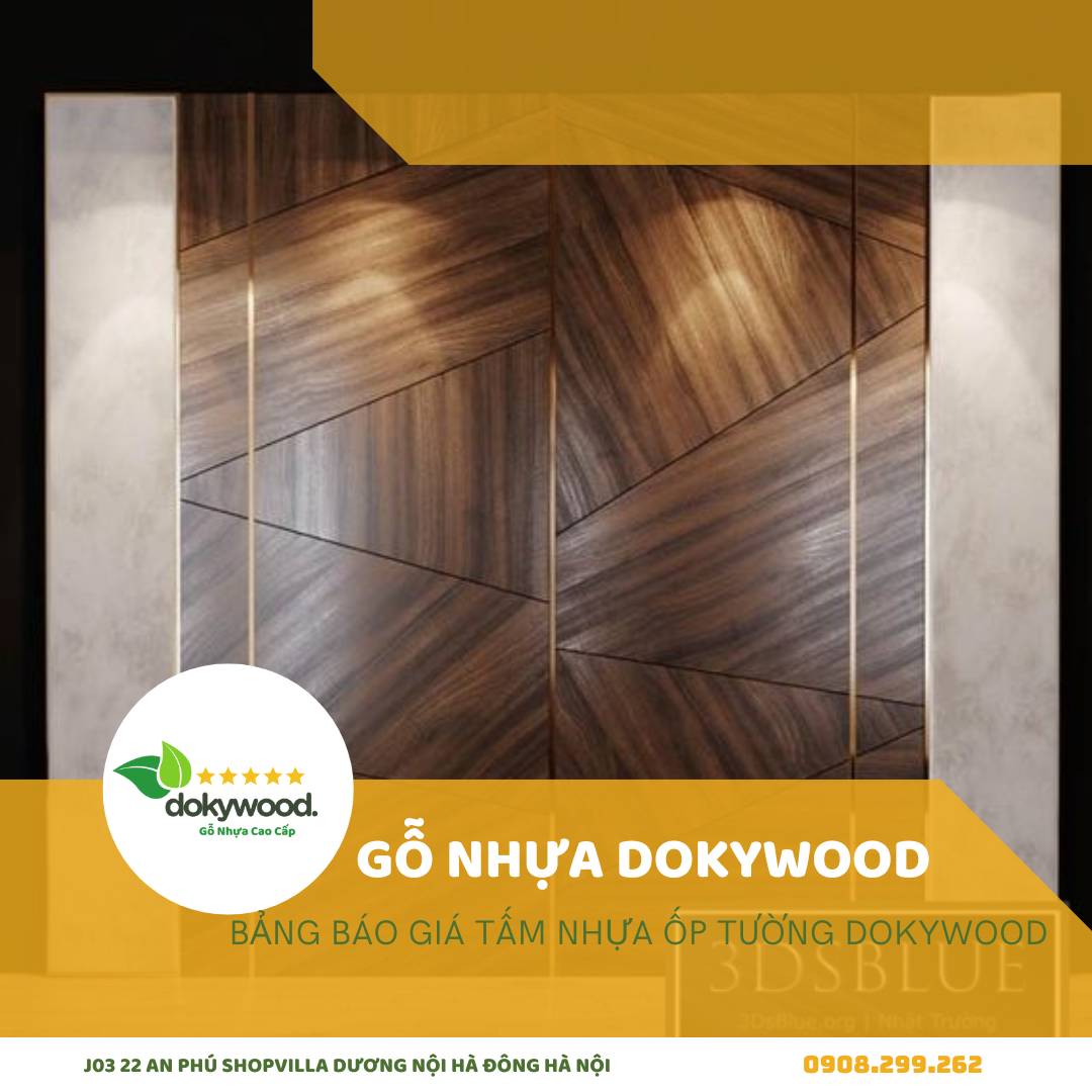 Tấm nhựa ốp tường vân gỗ