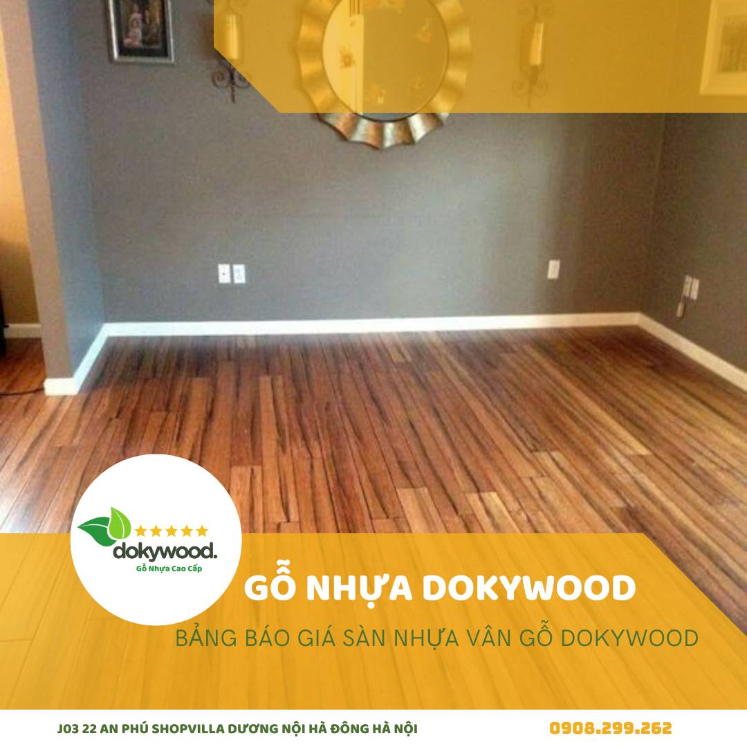 Ứng dụng của sàn nhựa vân gỗ trong phòng khách