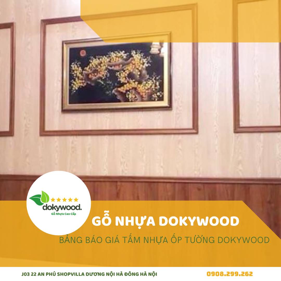 Tấm nhựa ốp tường vân gỗ