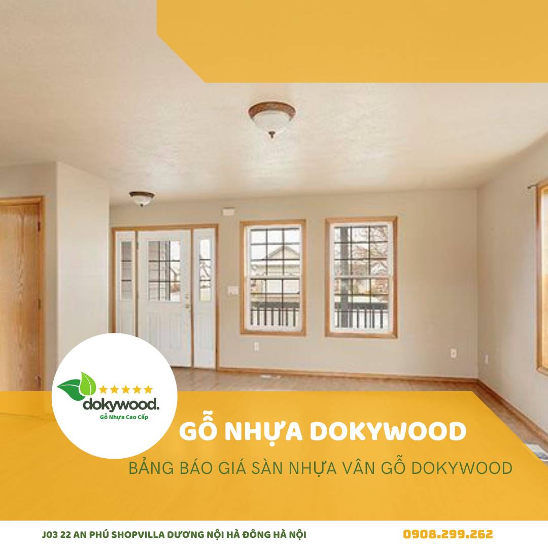 Sàn nhựa vân gỗ màu sáng