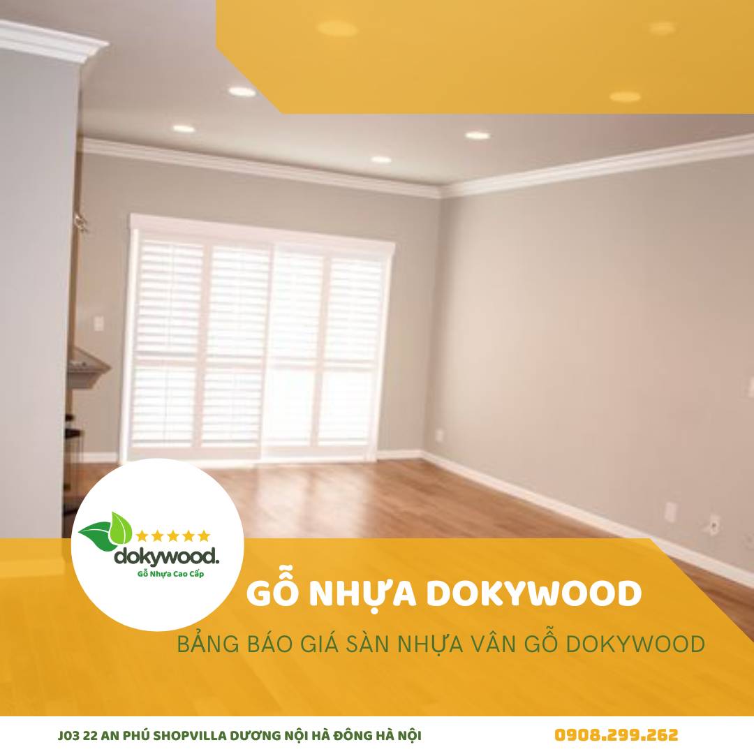 Ứng dụng sàn nhựa vân gỗ ốp tường trong phòng
