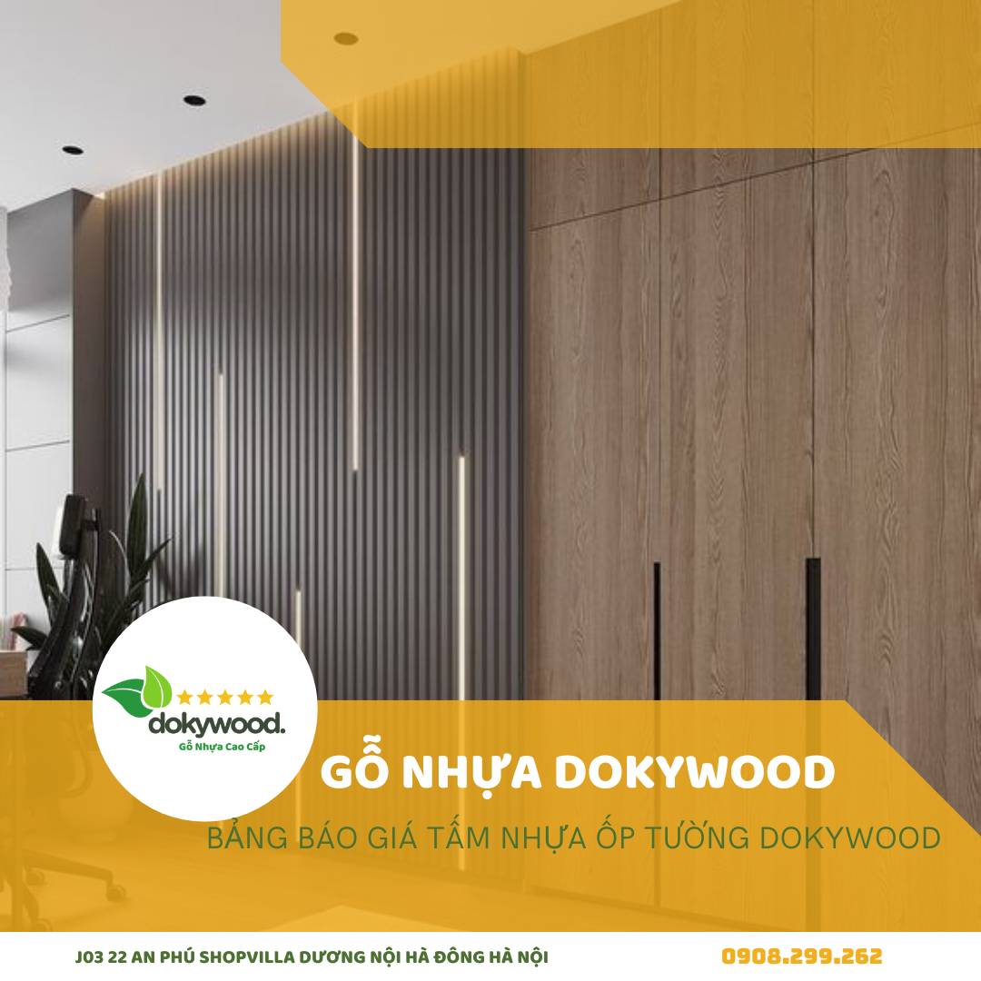 Tấm nhựa ốp tường vân gỗ