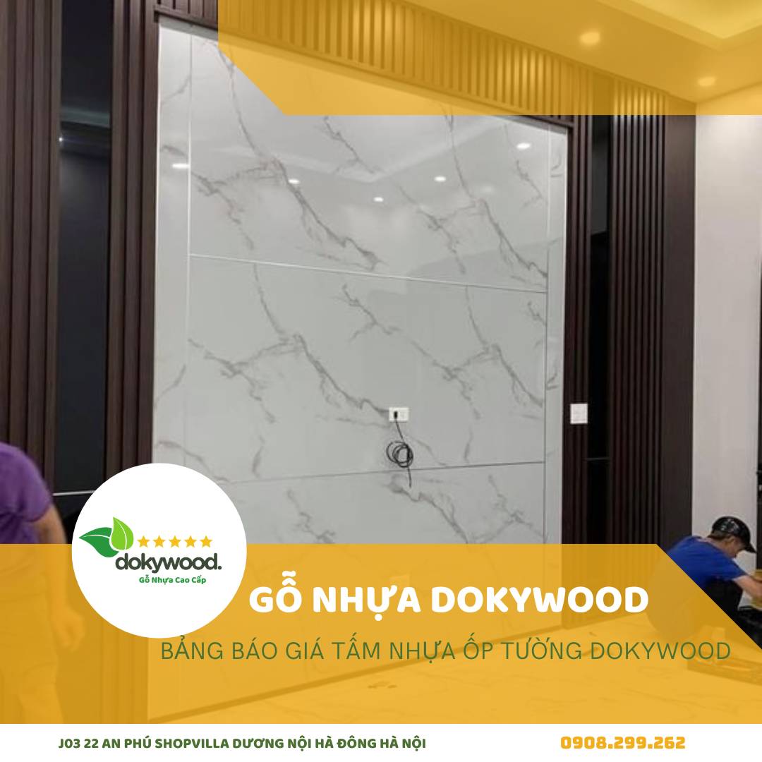 Tấm nhựa ốp tường vân đá