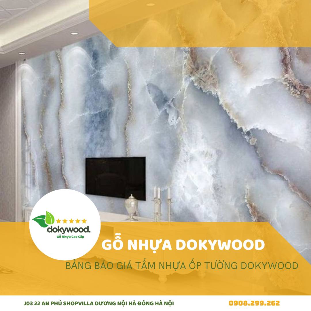 Tấm nhựa ốp tường vân đá