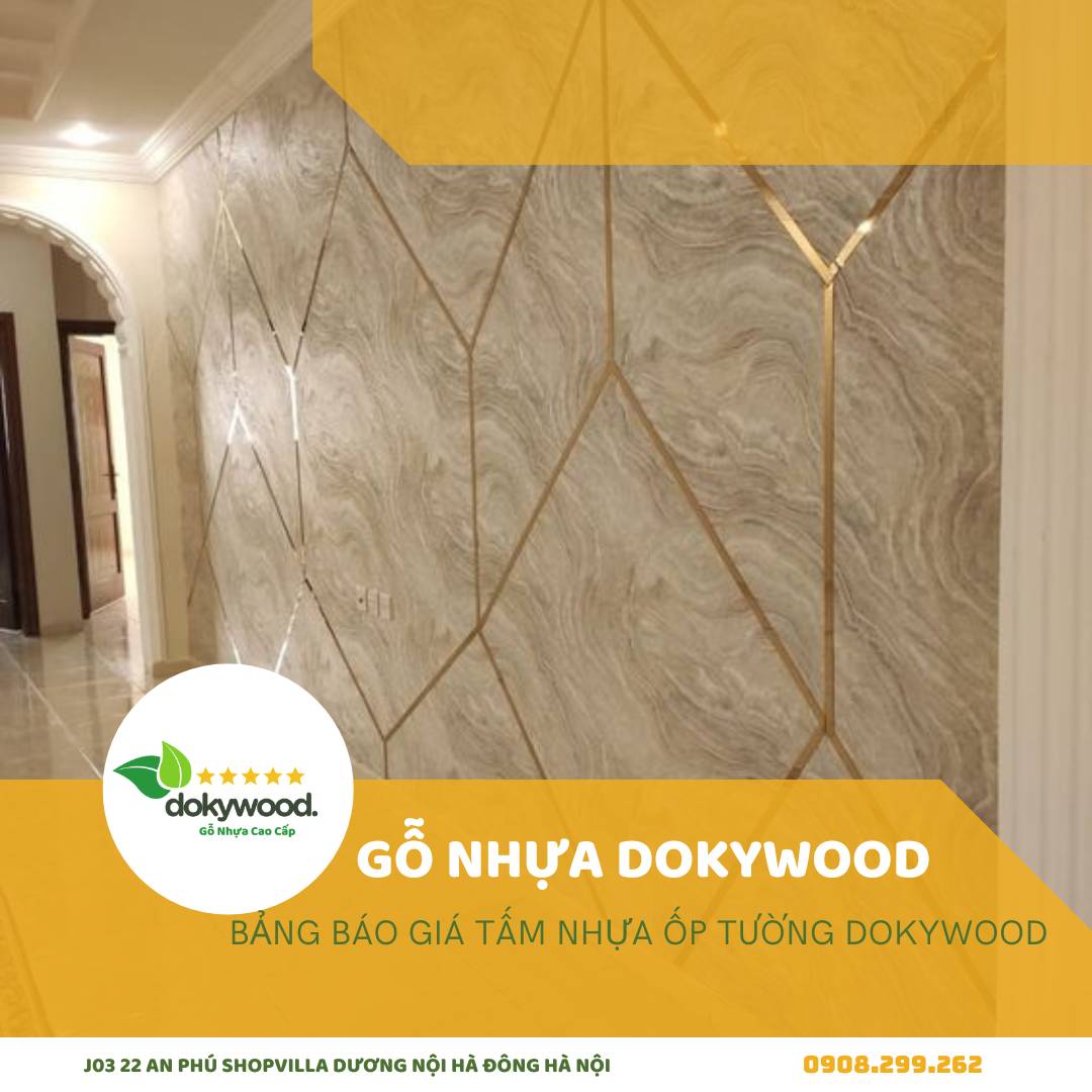 Tấm nhựa ốp tường vân đá