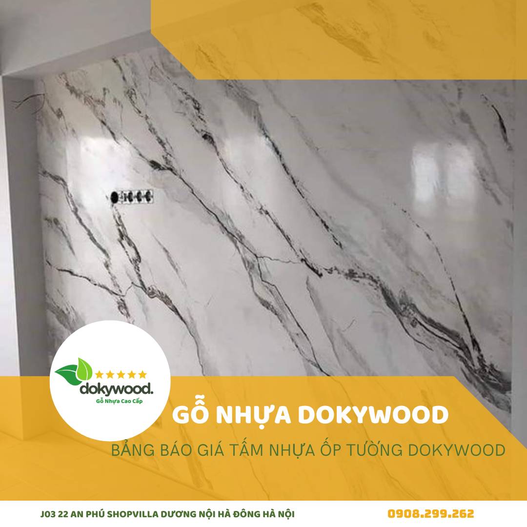 Tấm nhựa ốp tường vân đá