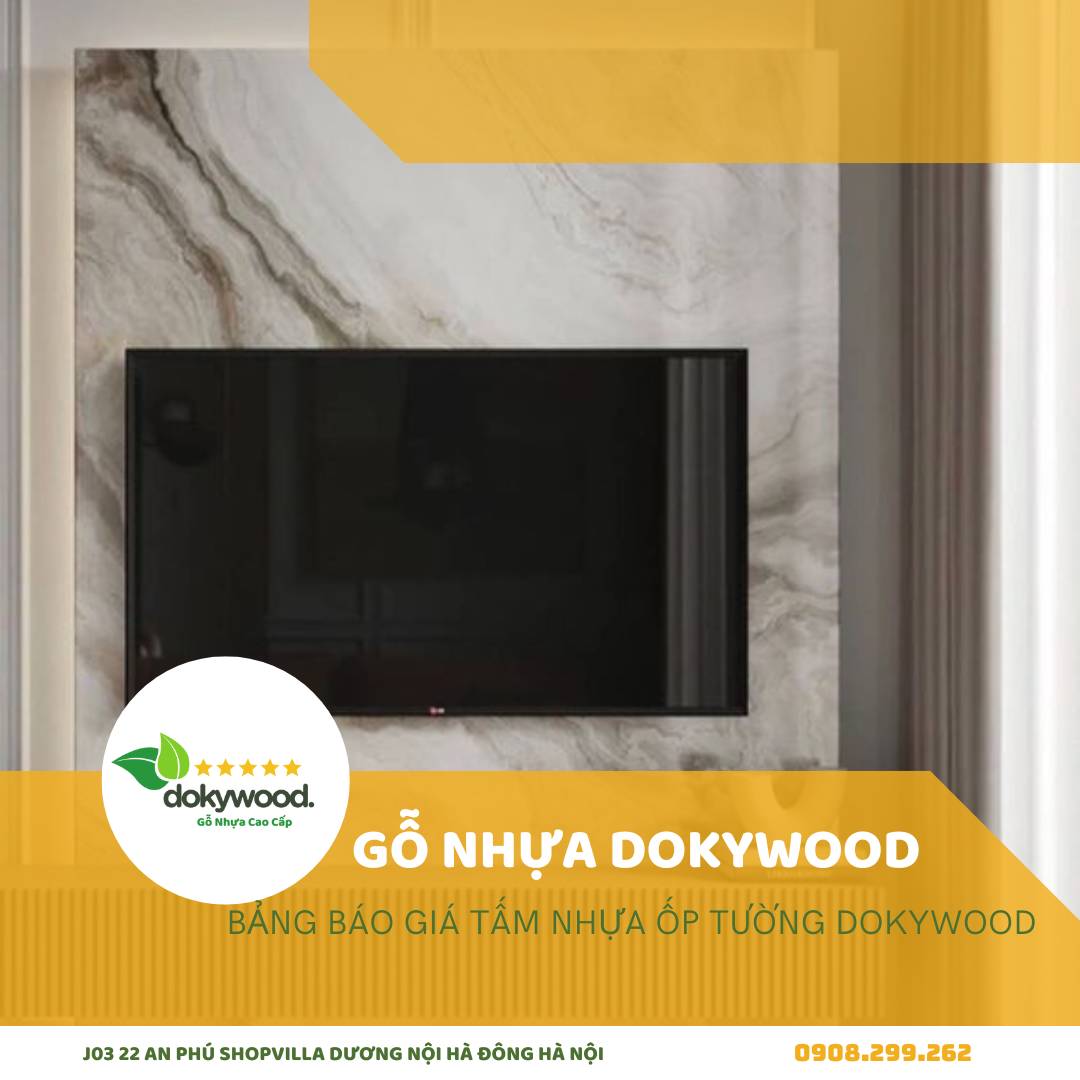 Tấm nhựa ốp tường vân đá