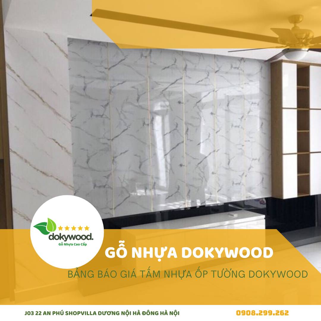 Tấm nhựa ốp tường vân đá