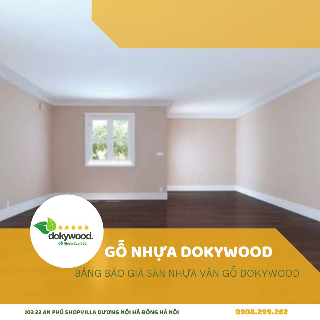 Sàn nhựa vân gỗ màu cafe đậm