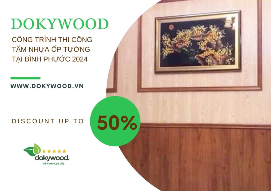 Công trình thi công tấm nhựa ốp tường tại Bình Phước 2024