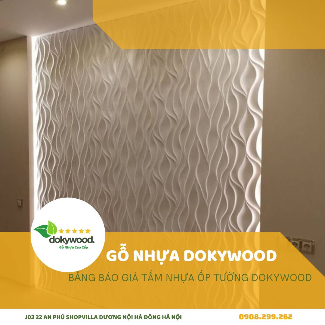 Tấm nhựa ốp tường vân 3D