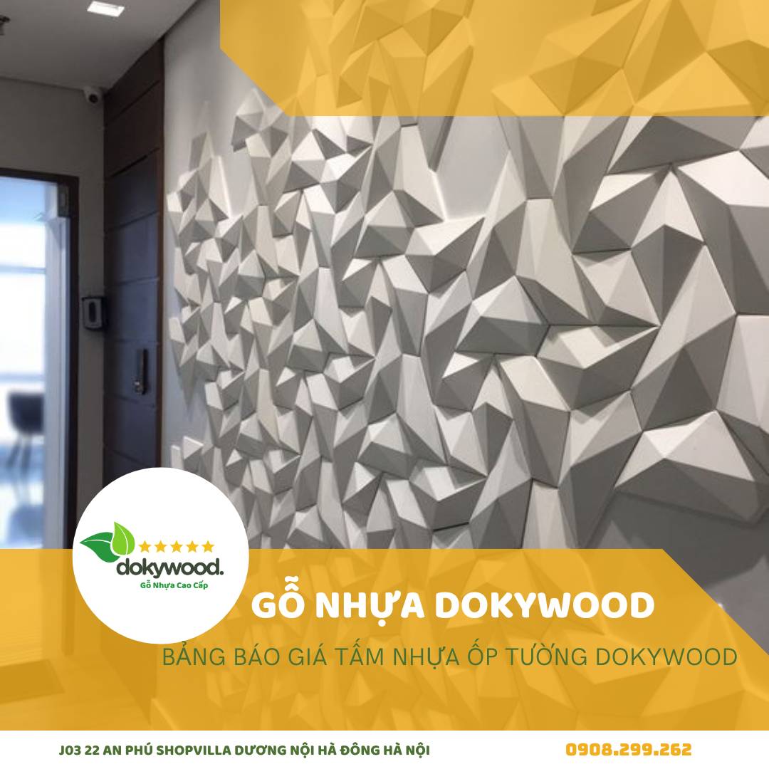 Tấm nhựa ốp tường 3D