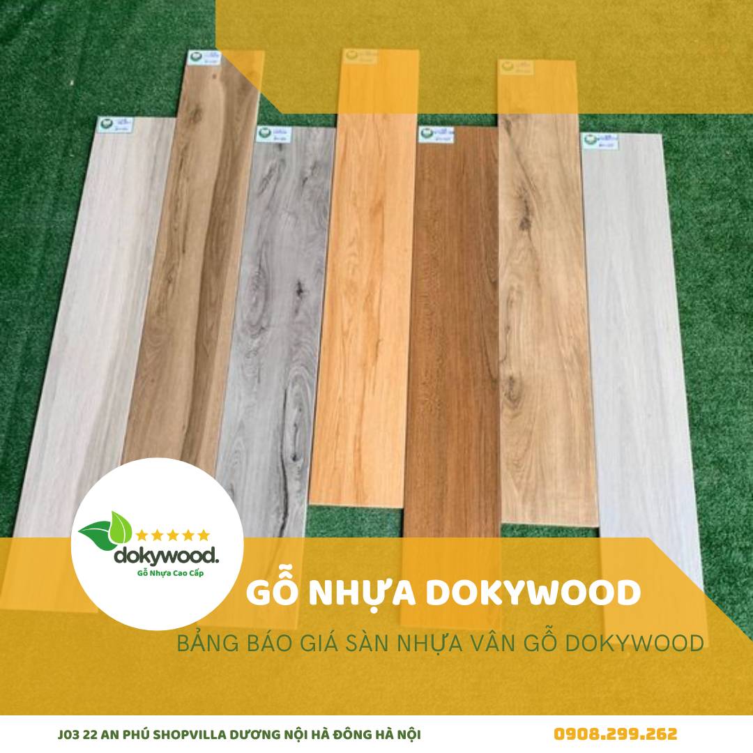 Sàn nhựa vân gỗ rất đa dạng, hoa văn, màu sắc