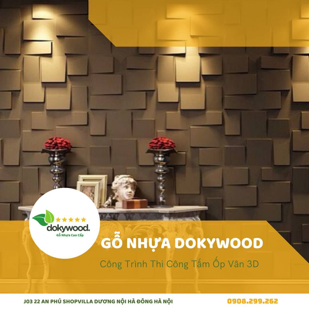 Tấm nhựa ốp tường vân 3D