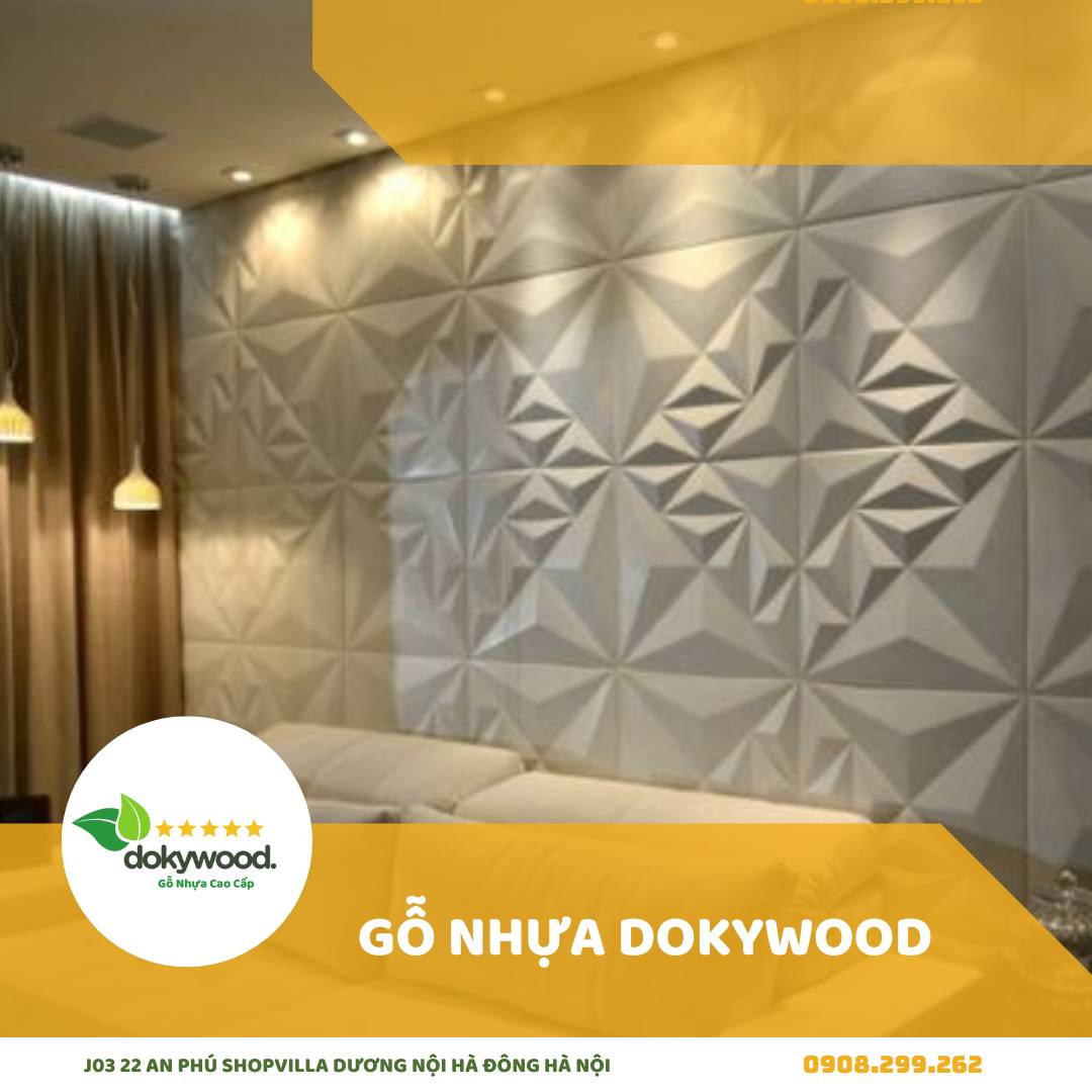 Tấm nhựa ốp tường vân 3D