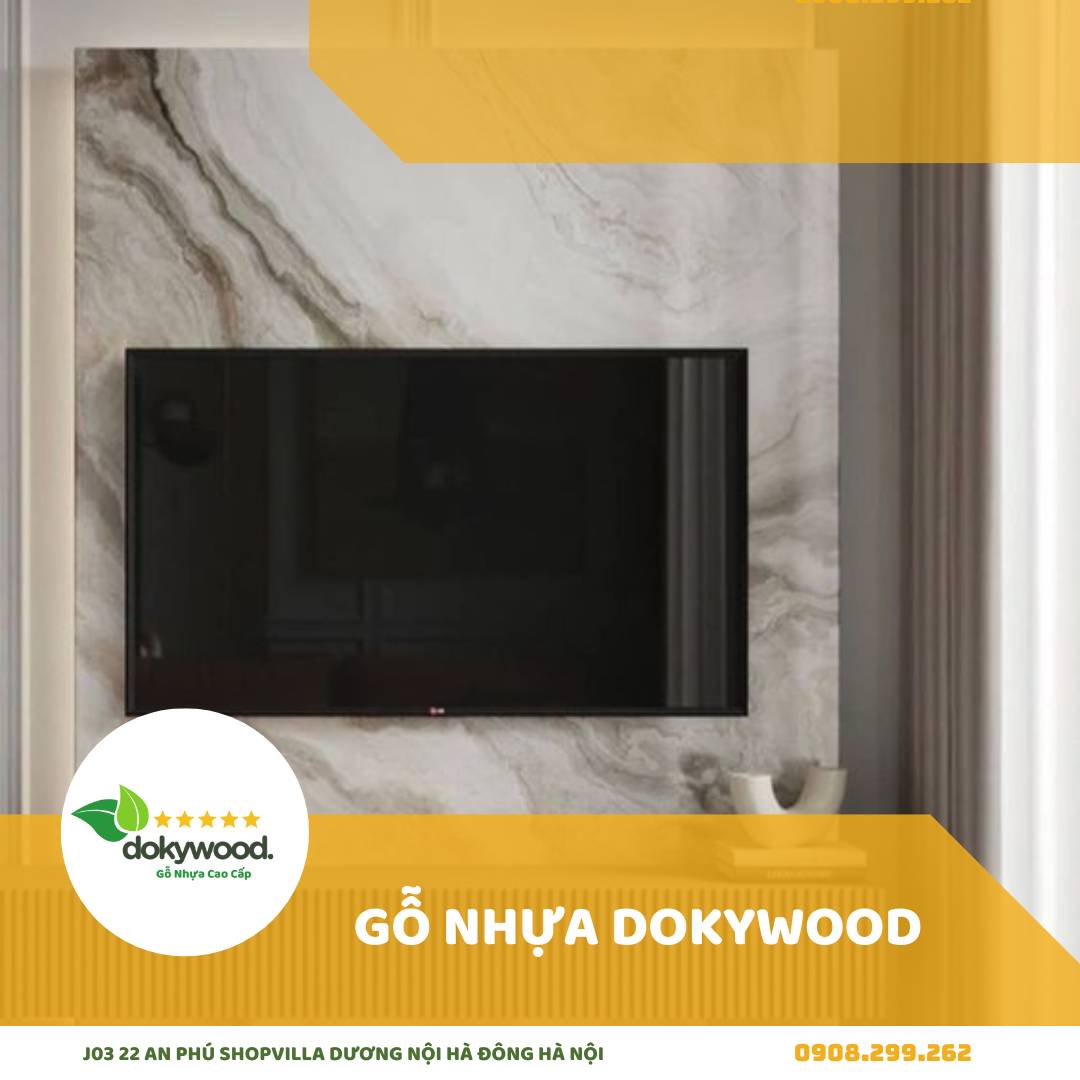 Tấm nhựa ốp tường vân đá tại Gia Lai