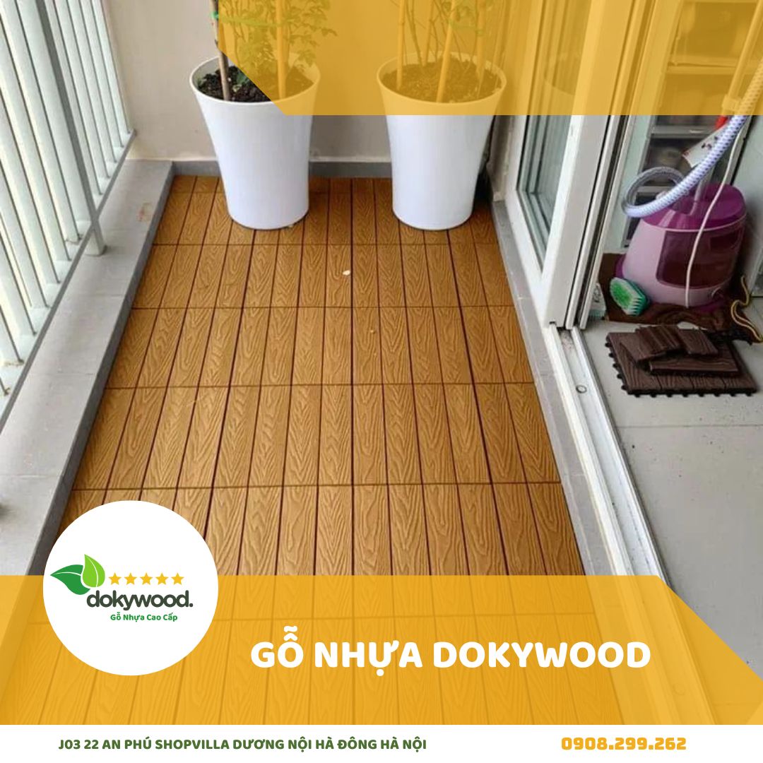 Sàn nhựa gỗ composite vân gỗ 3D nổi sóng