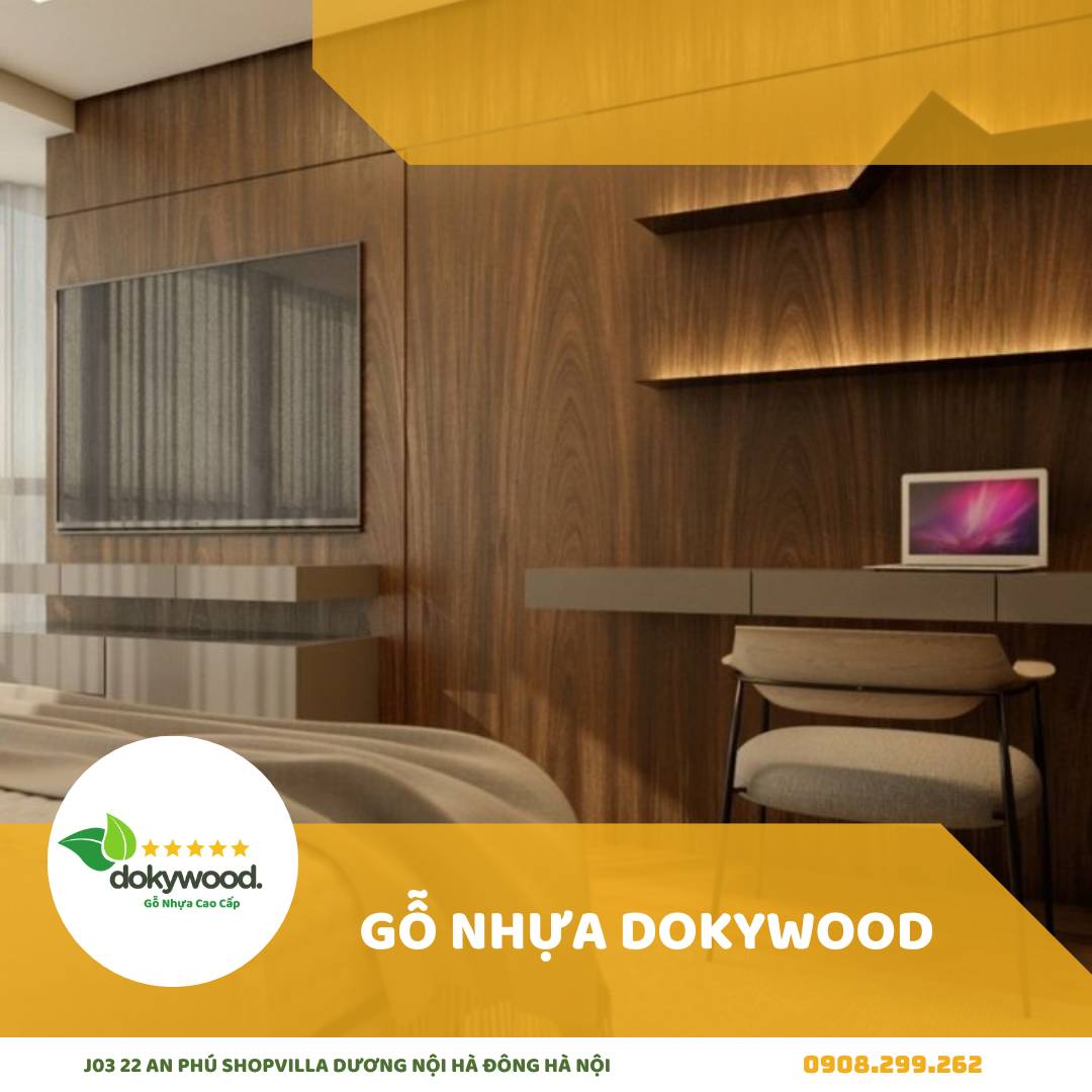 Tấm nhựa ốp tường vân gỗ