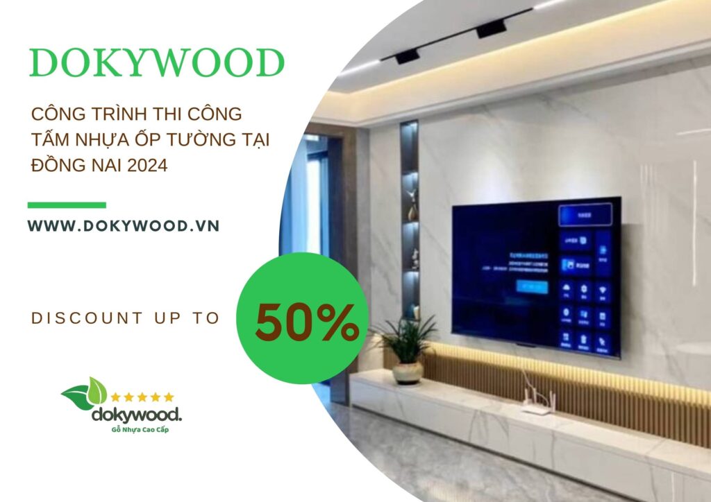 Công trình thi công tấm nhựa ốp tường tại Đồng Nai 2024